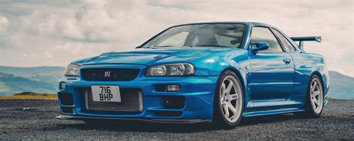 Nissan Skyline GTR HD Wallpaper New Tab marquee promo image