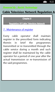Cable Television Network Regulation Act 1995 screenshot 5