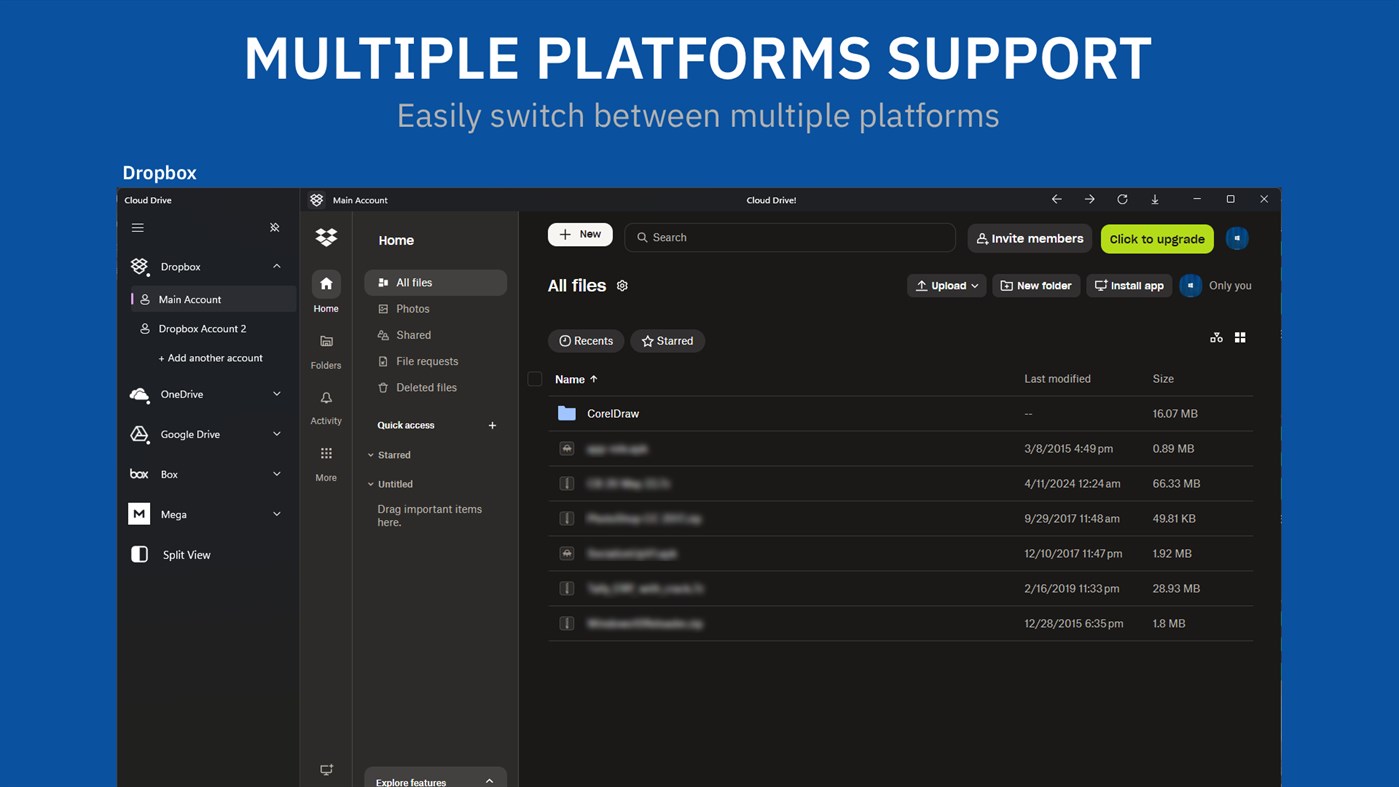 #2. Cloud Drive! : Cloud Storage with multi accounts (Windows) Od: Define Studio