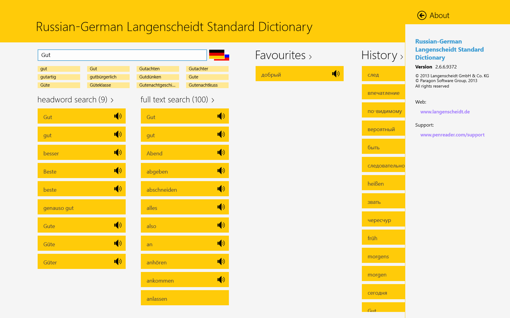 RussianGerman Langenscheidt Standard Dictionary for Windows 10