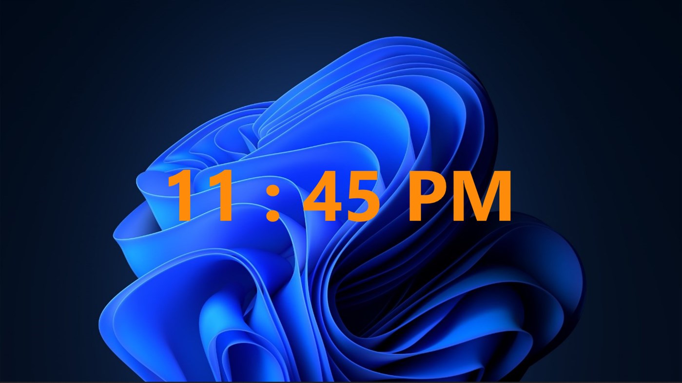 #5. Personal Screen Clock (Windows) Bởi: ObSharp
