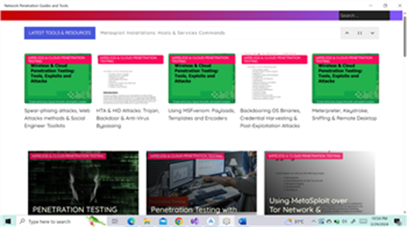 #7. Network Penetration Guides and Tools (Windows) Podle: App Monster