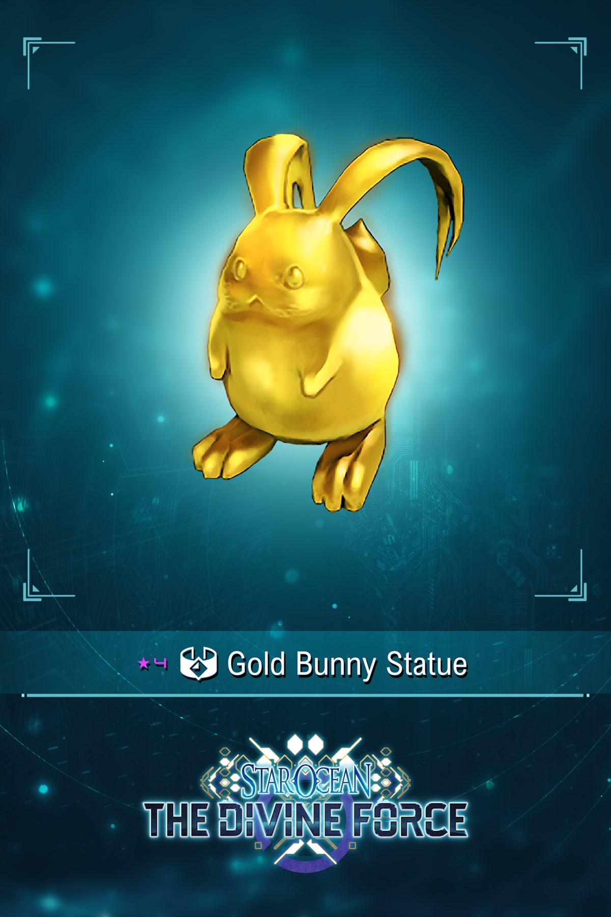 Золотая статуя зайца