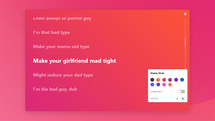 【图】Musixmatch Lyrics – Sing along Spotify, iTunes, Windows Media Player(截图2)