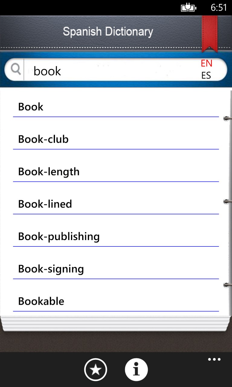 English to Spanish Dictionary Free for Windows 10 Mobile