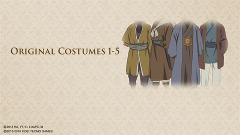 Oryginalne kostiumy 1-5