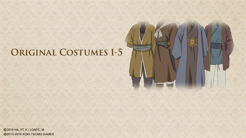 Costumes originaux 1-5