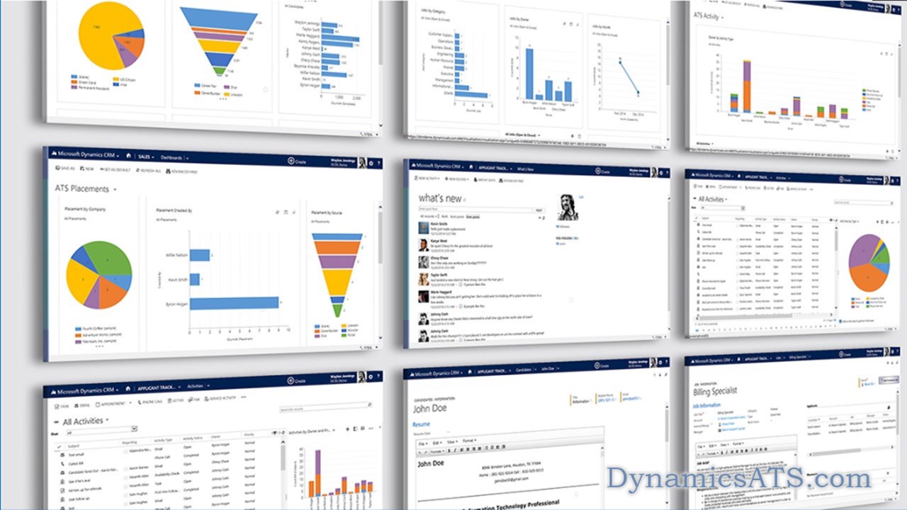 Snapshot 1 of Dynamics ATS CRM