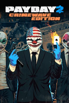 Cover poster for PAYDAY 2: CRIMEWAVE EDITION