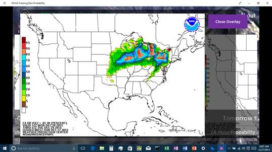 NOAA Freezing Rain Probability screenshot 3