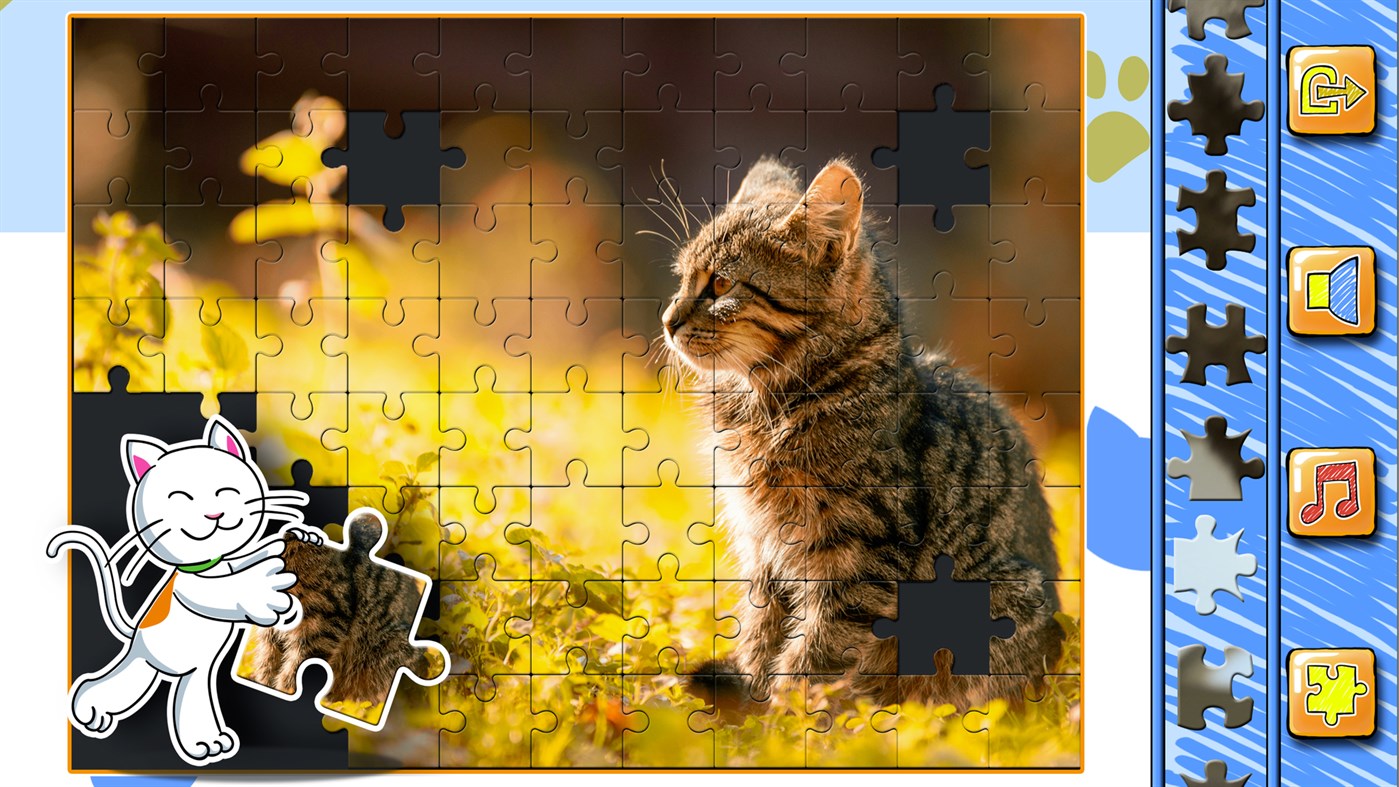 #4. Jigsaw Puzzle Cats and Kitten (Windows) By: Playtouch