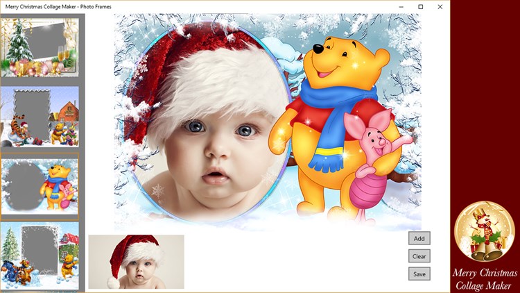 Merry Christmas Collage Maker - Photo Frames - PC - (Windows)