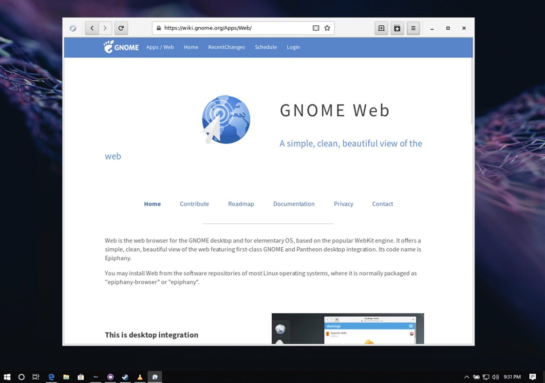 #4. Fedora Remix for WSL (Windows) Por: Whitewater Foundry