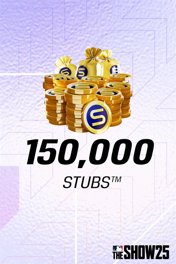 Stubs (150,000) for MLB The Show 25 Xbox Series X|S and Xbox One cover art