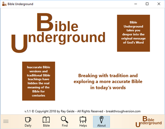 Bible Underground screenshot 2