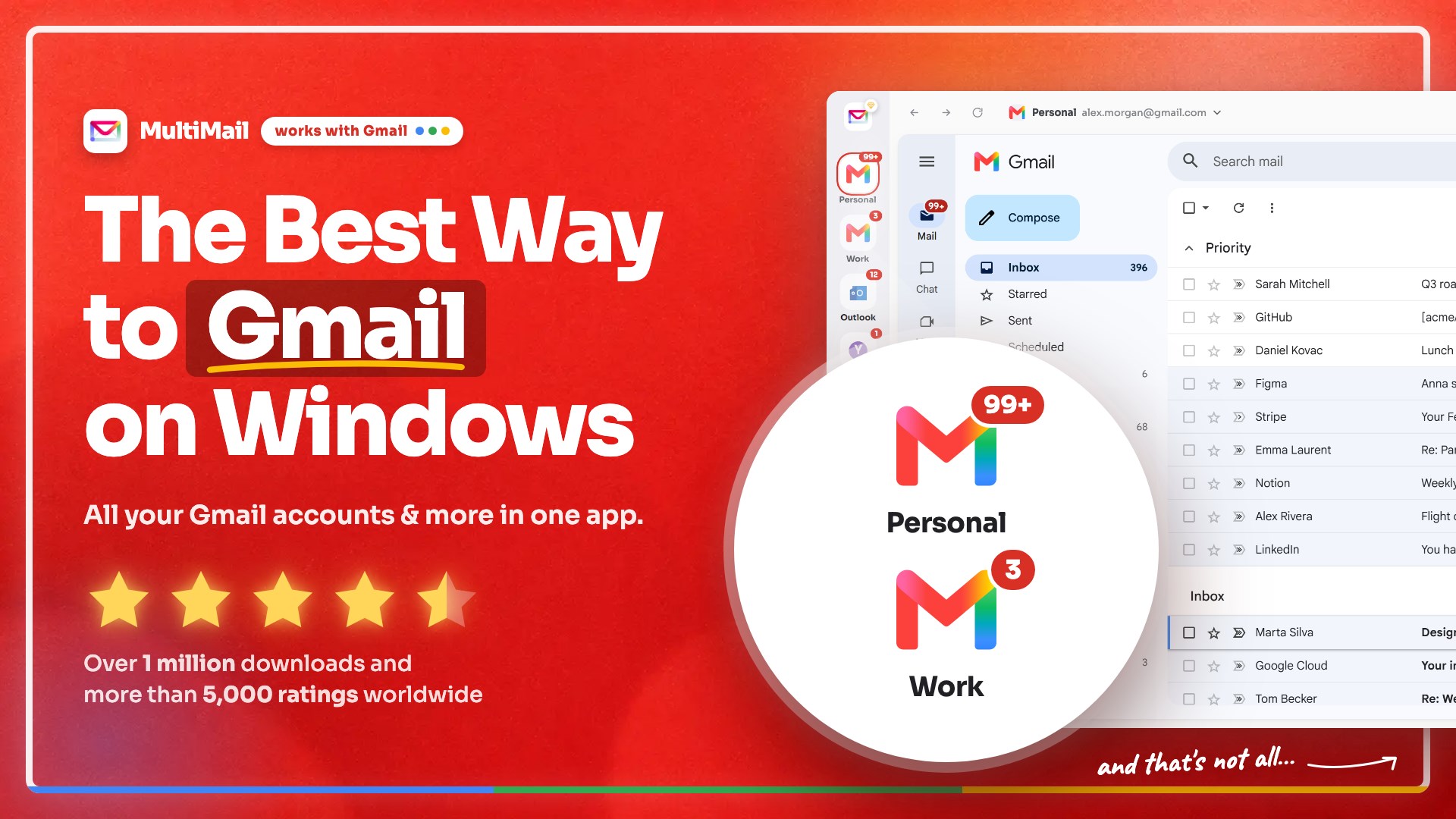 Multi Mail - Multi-Account Email Client screenshot