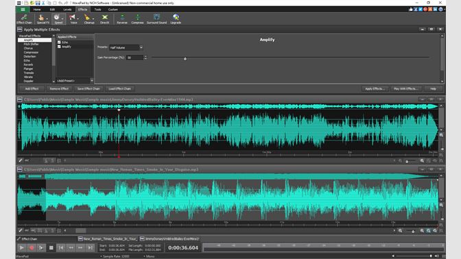 wavepad sound editor freeware