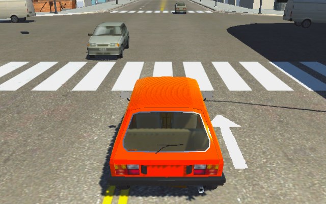 Racing In City In Car Driving Game