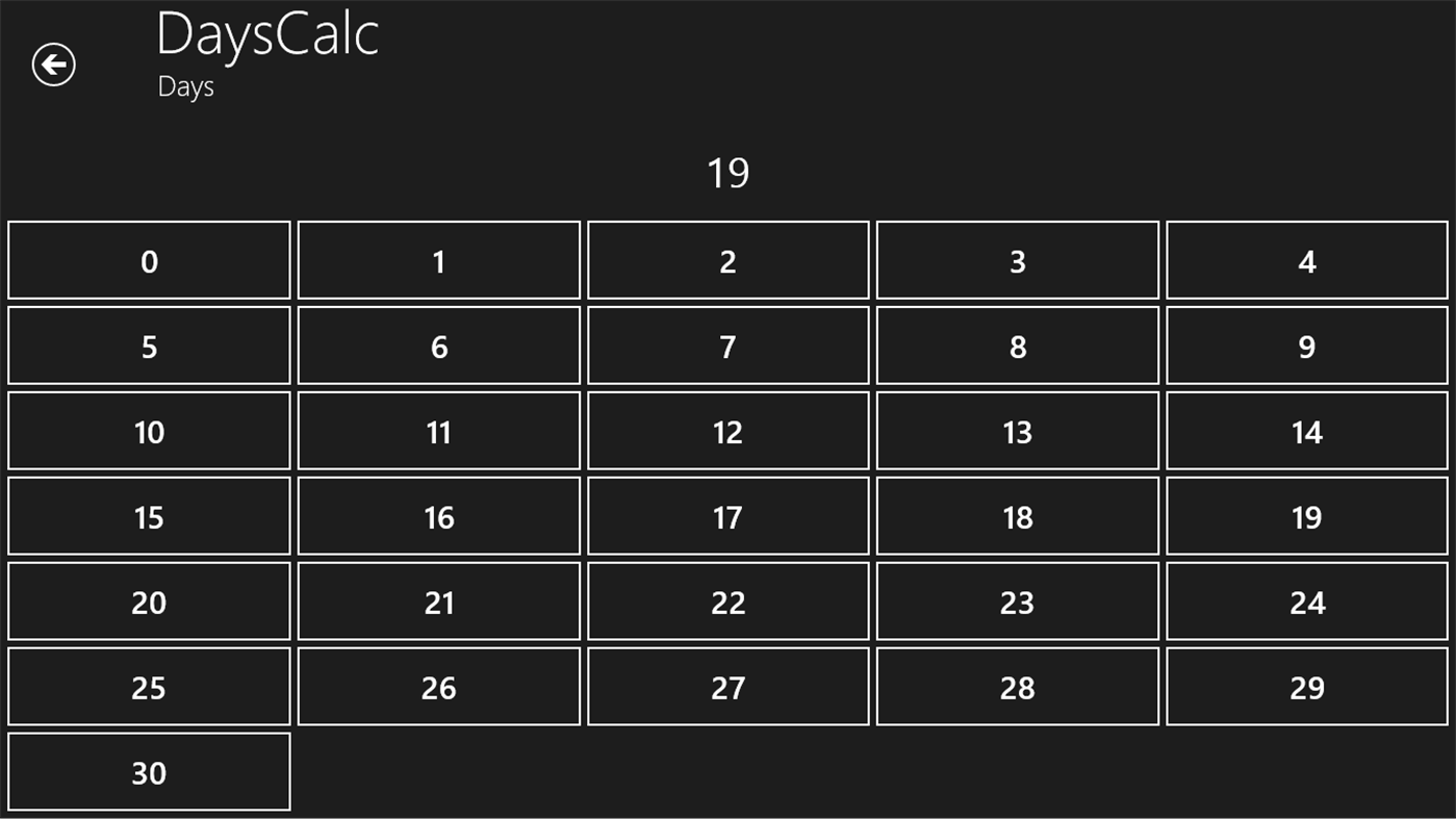 #7. DaysCalcLt (Windows) 来自: ‪Dalasoft Limited‬