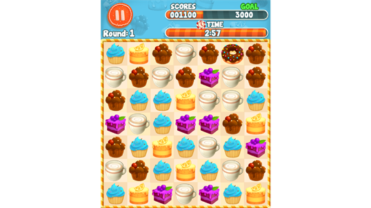 Cake Crush Crazy Swap screenshot 2