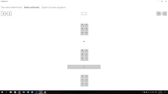 EG Matrix Calc screenshot 2