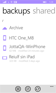 Jottacloud screenshot 8
