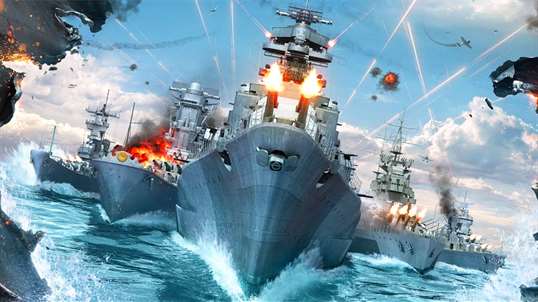 Sea Battle Warships Battlefields screenshot 1