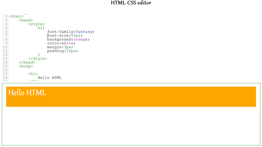 HTML CSS Editor screenshot 2