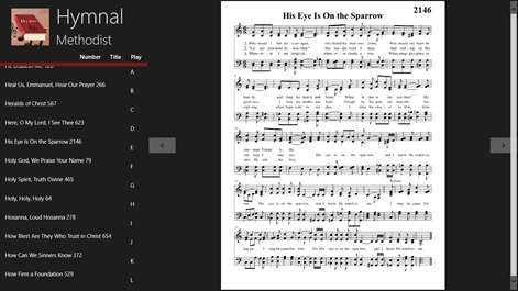 Methodist Hymnal Screenshots 1