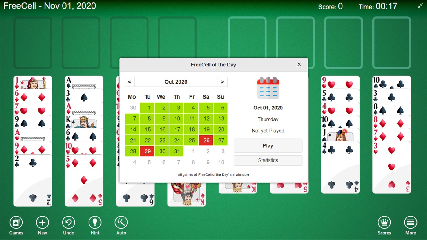 free freecell for windows 10