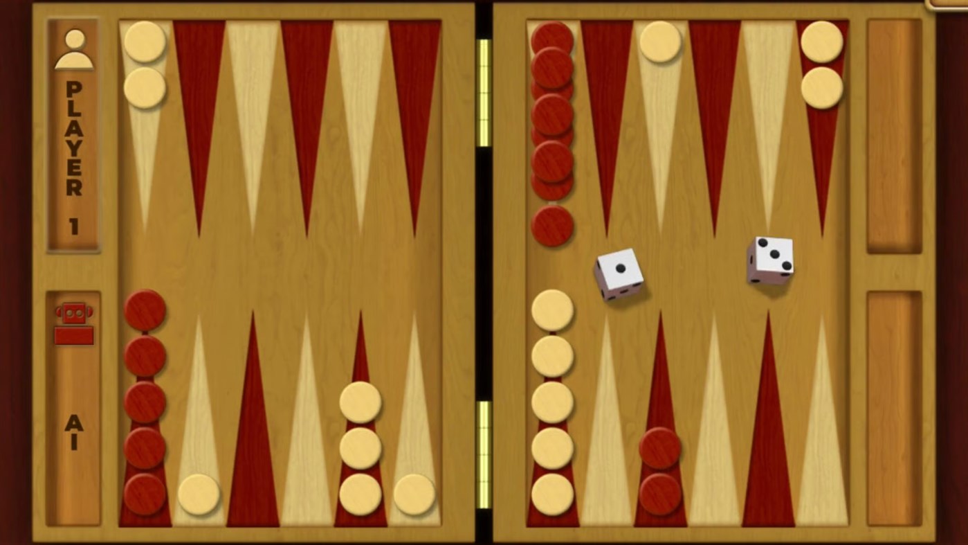 #5. Backgammon Classics (Windows) 由: Playgama
