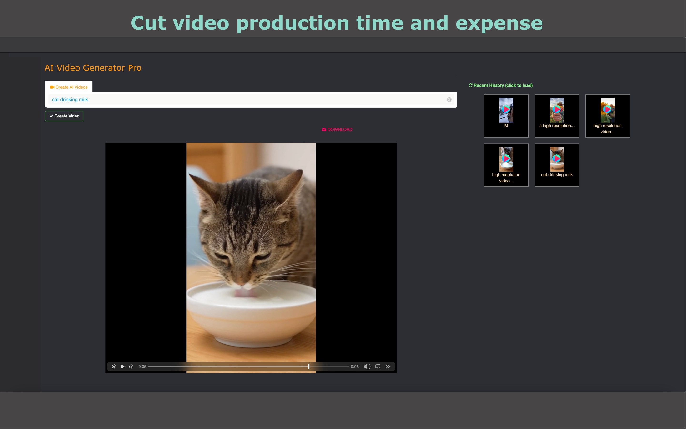 AI Video Generator Pro screenshot