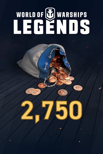 boxshot of World of Warships: Legends - 2,750 Doubloons