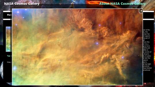 NASA Cosmos Gallery screenshot 2