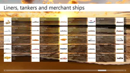 Liners, Tankers & Merchant Ships screenshot 1