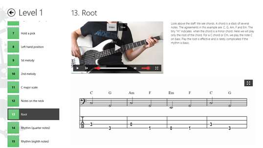 Bass Lessons Beginners screenshot 2