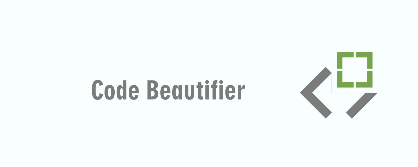 Code Beautifier (JS, CSS, HTML) marquee promo image