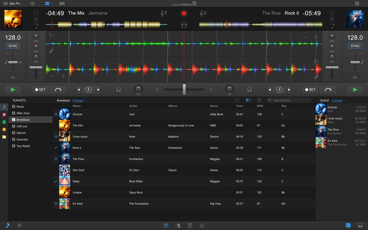 #4. djay Pro (legacy) (Windows) 由: Algoriddim