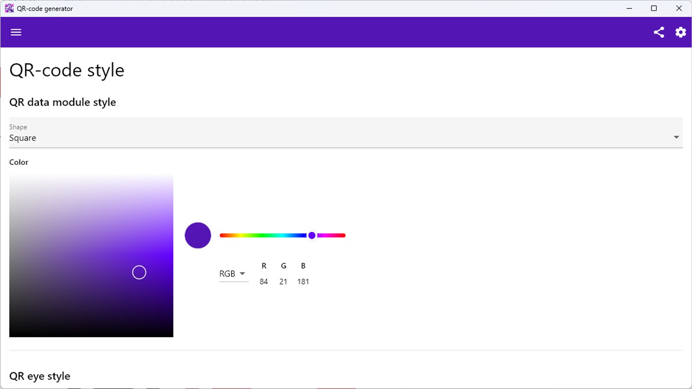 #2. QR-generator (Windows) Ved: wim07101993