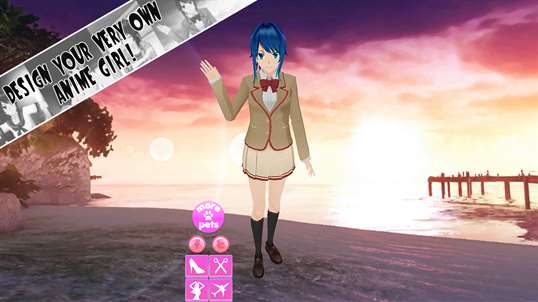 Virtual Anime Girl screenshot 1