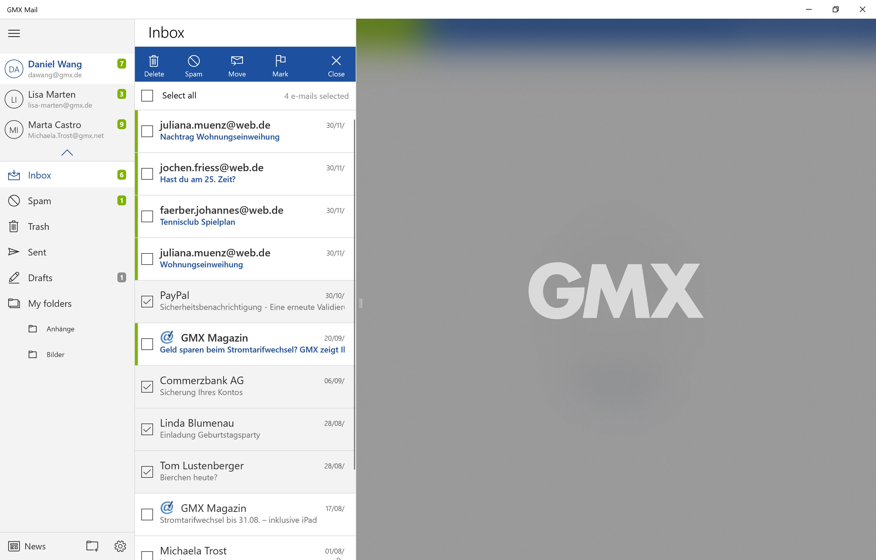 gmx at login mail