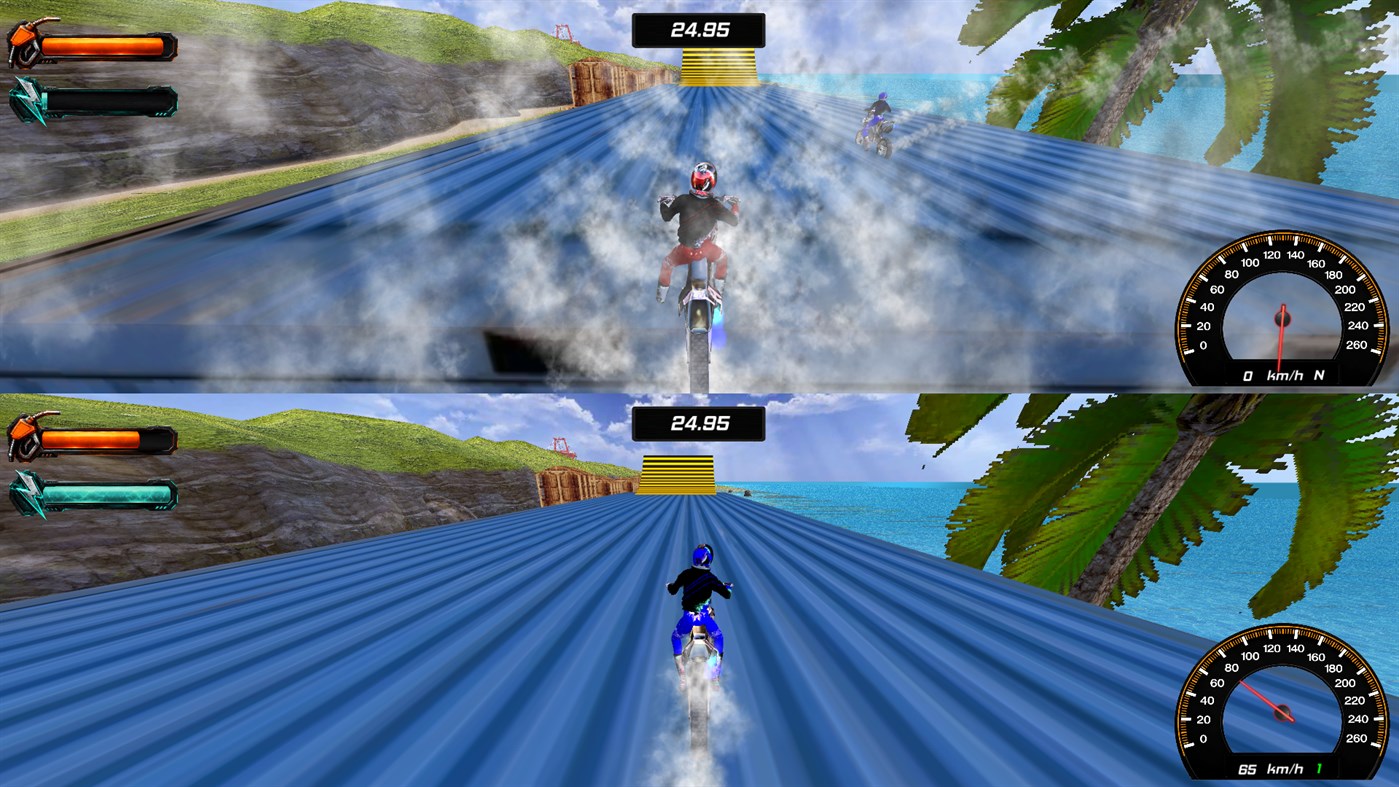#6. Hill Bike Racing 3D - Multiplayer 1V1 (Xbox) By: Intro Time Studio