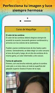 Curso de Maquillaje screenshot 3