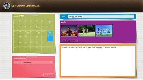 My Video Journal Screenshots 2
