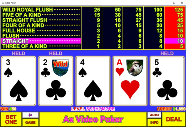 Ax Video Poker screenshot 3