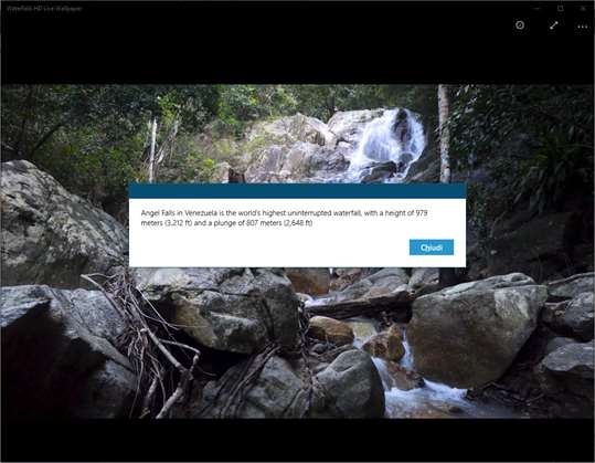 Waterfalls HD Live Wallpaper screenshot 2