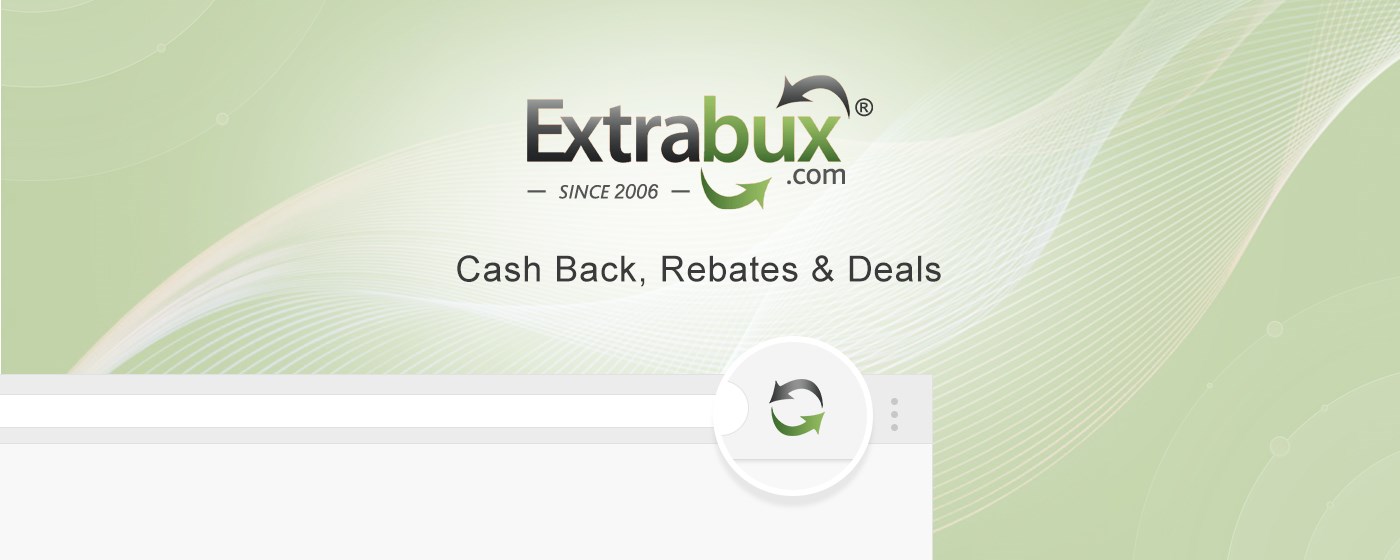 Extrabux-Cash Back, Rebates & Deals Assistant promo image
