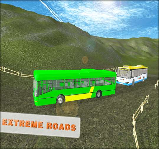 Tourist Bus Offroad Driving 3D screenshot 2