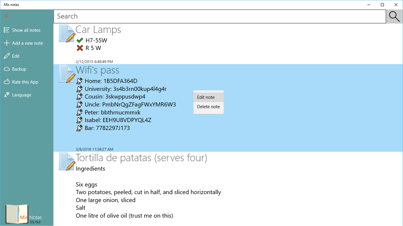 #2. My Notes (Windows) By: AppsWP