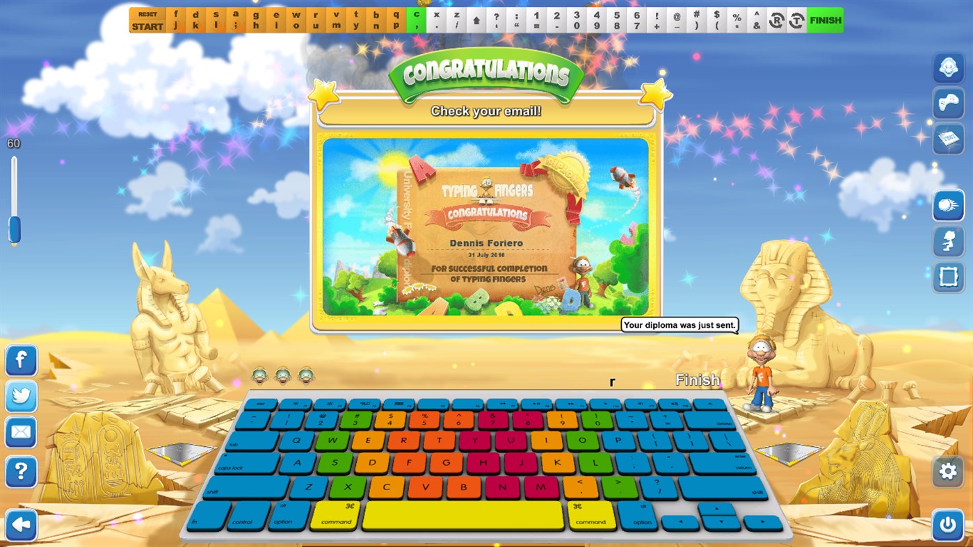 #5. Typing Fingers (Windows) 게시자: Marek Ledvina